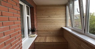 Отделка, остекление, утепление балконов в Борисоглебске от 211 руб. м/2.