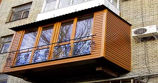 Внешняя отделка балкона Борисоглебск цена от 1055 руб. м/2.