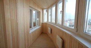 Отделка, остекление, утепление балконов в Борисоглебске от 211 руб. м/2.
